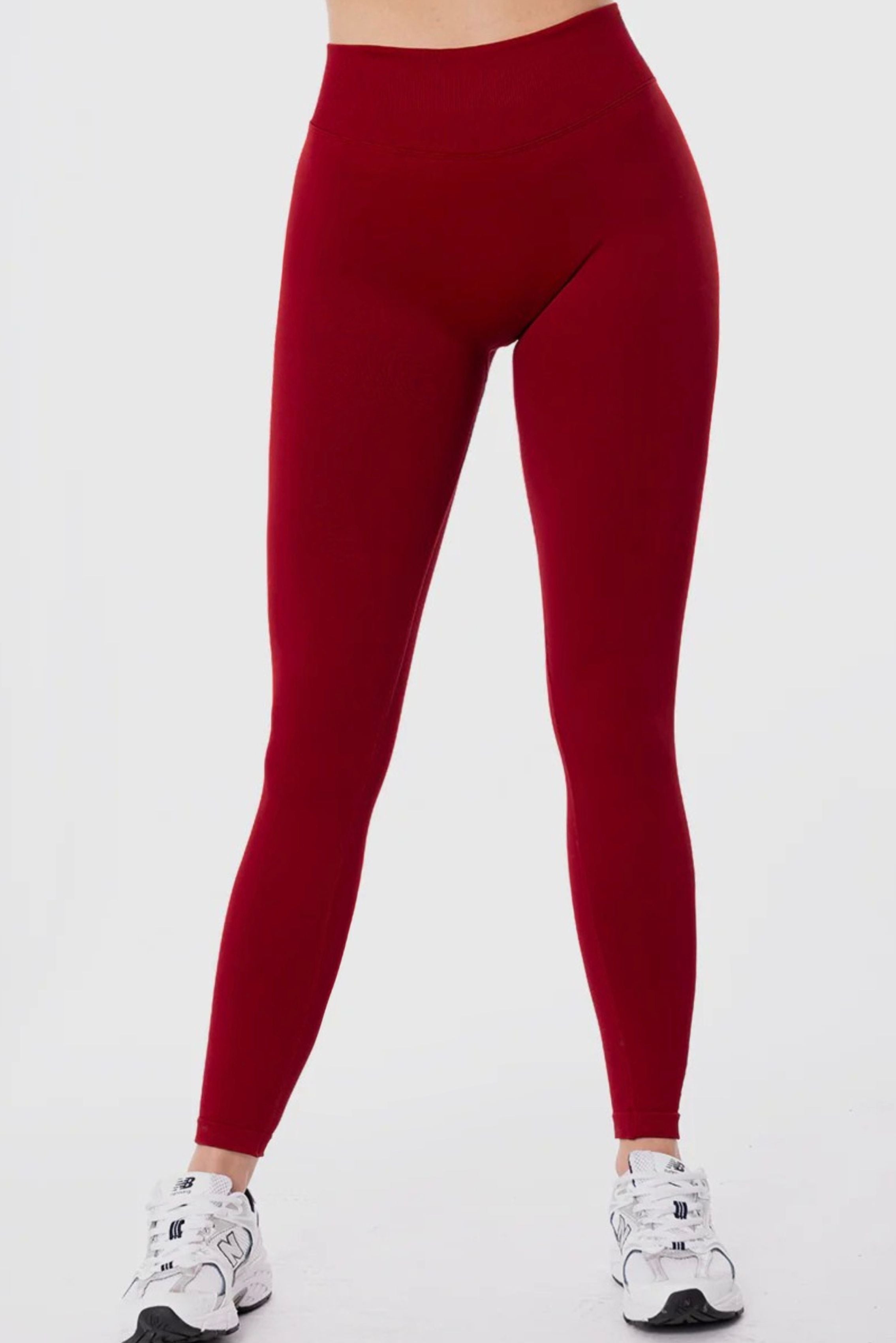 LEGGING IMPACT - ROUGE BORDEAUX