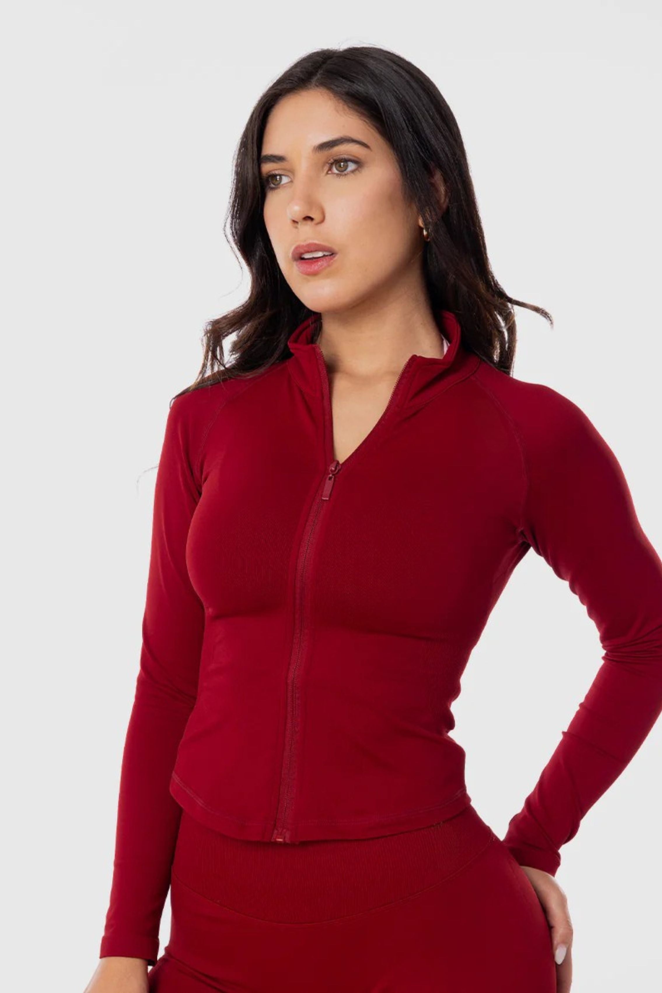 VESTE IMPACT - ROUGE BORDEAUX