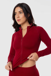 VESTE IMPACT - ROUGE BORDEAUX