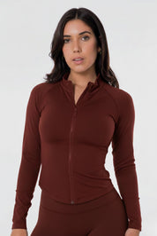 VESTE IMPACT - MARRON