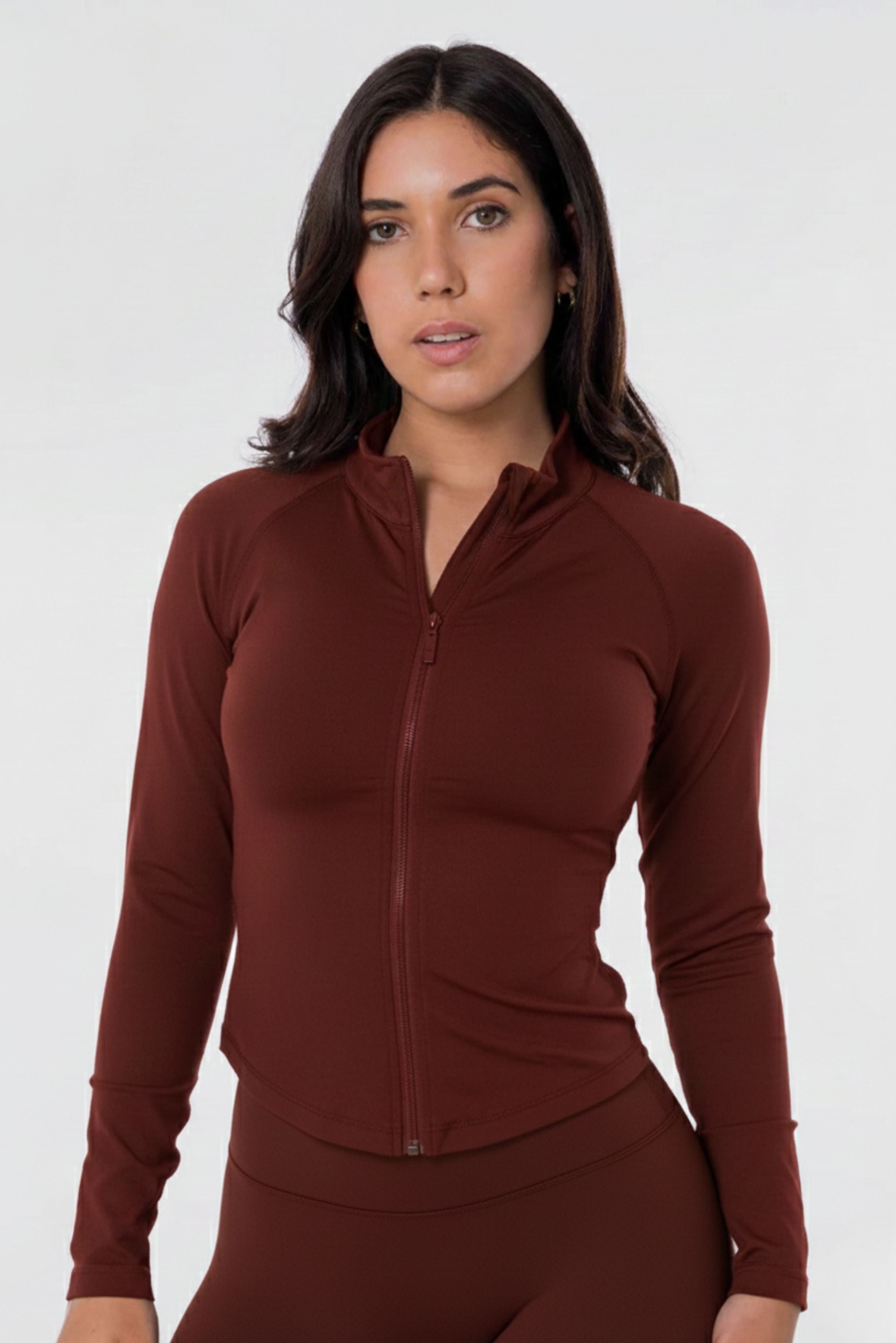 VESTE IMPACT - MARRON