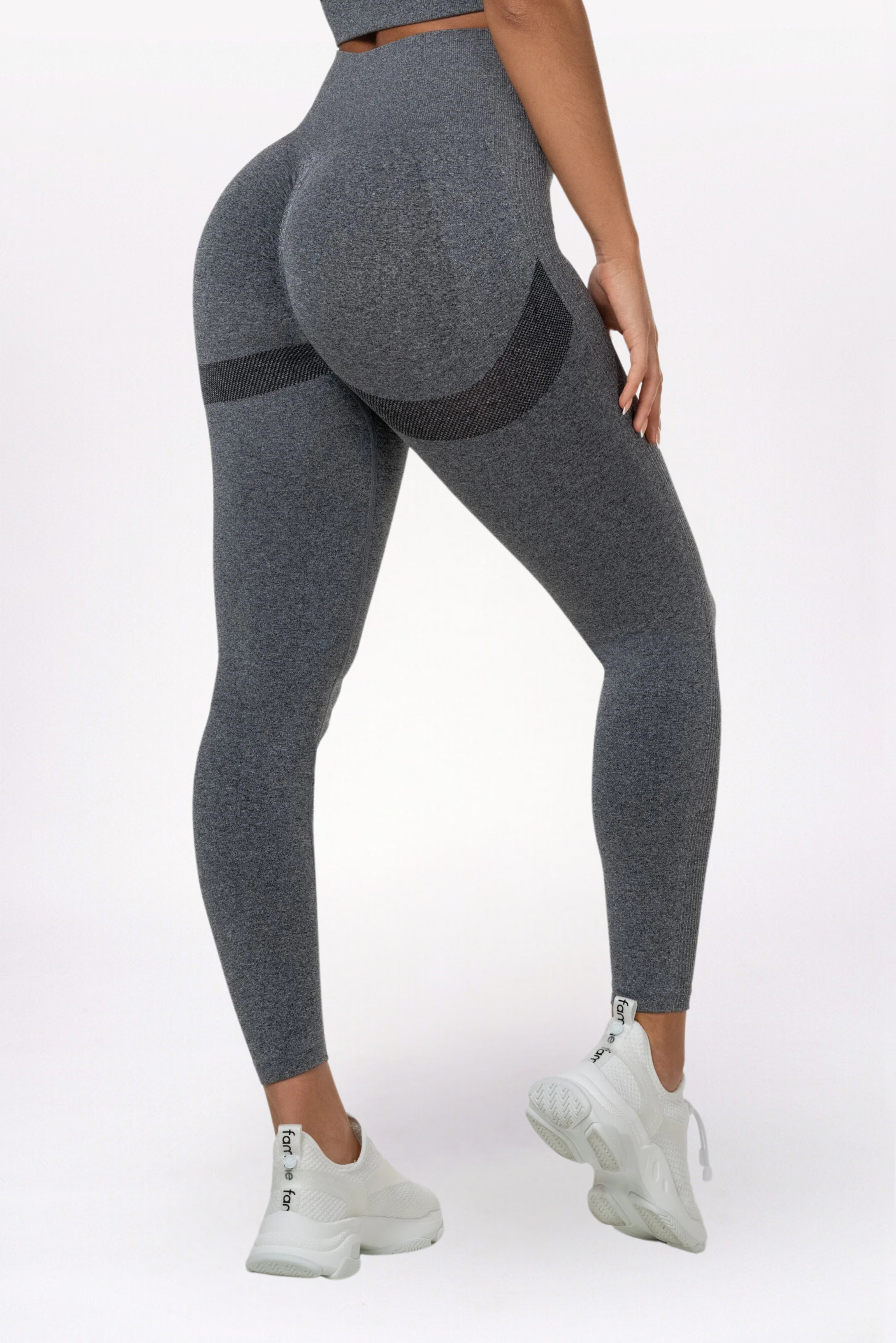 LEGGING PUSH UP - GRIS FONCÉ