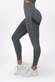 LEGGING PUSH UP - GRIS FONCÉ