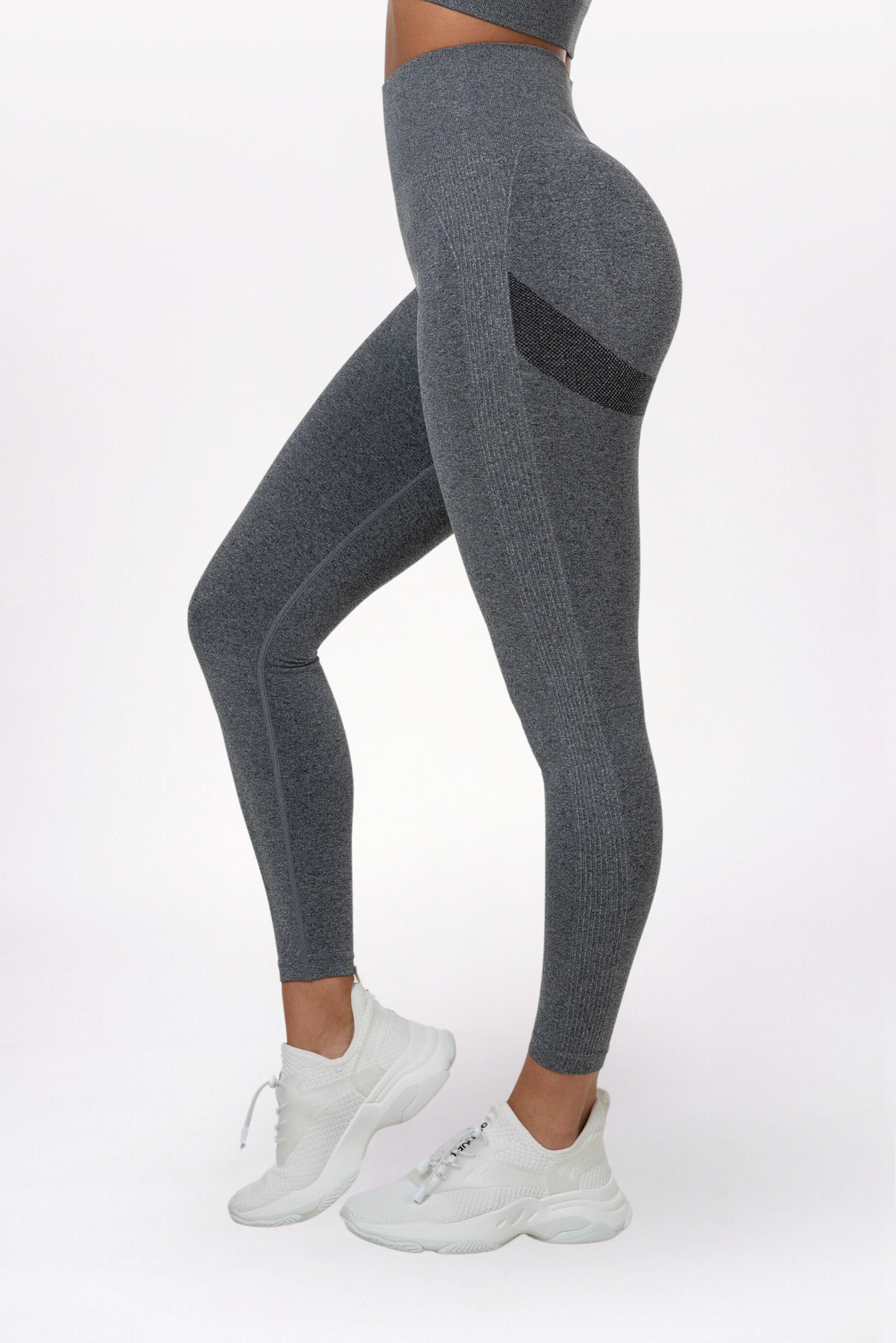 LEGGING PUSH UP - GRIS FONCÉ