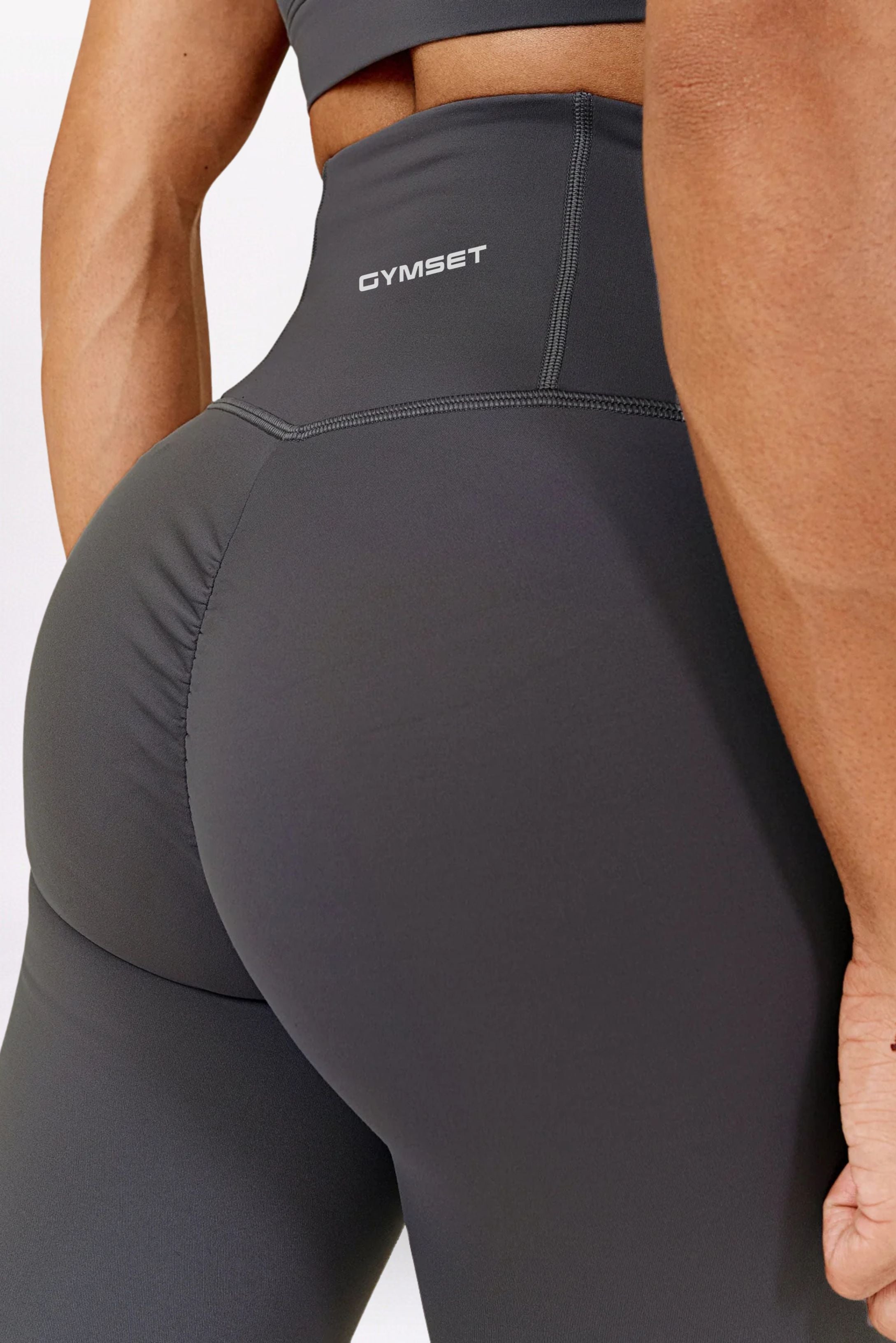 SCRUNCH LEGGINGS - GREY