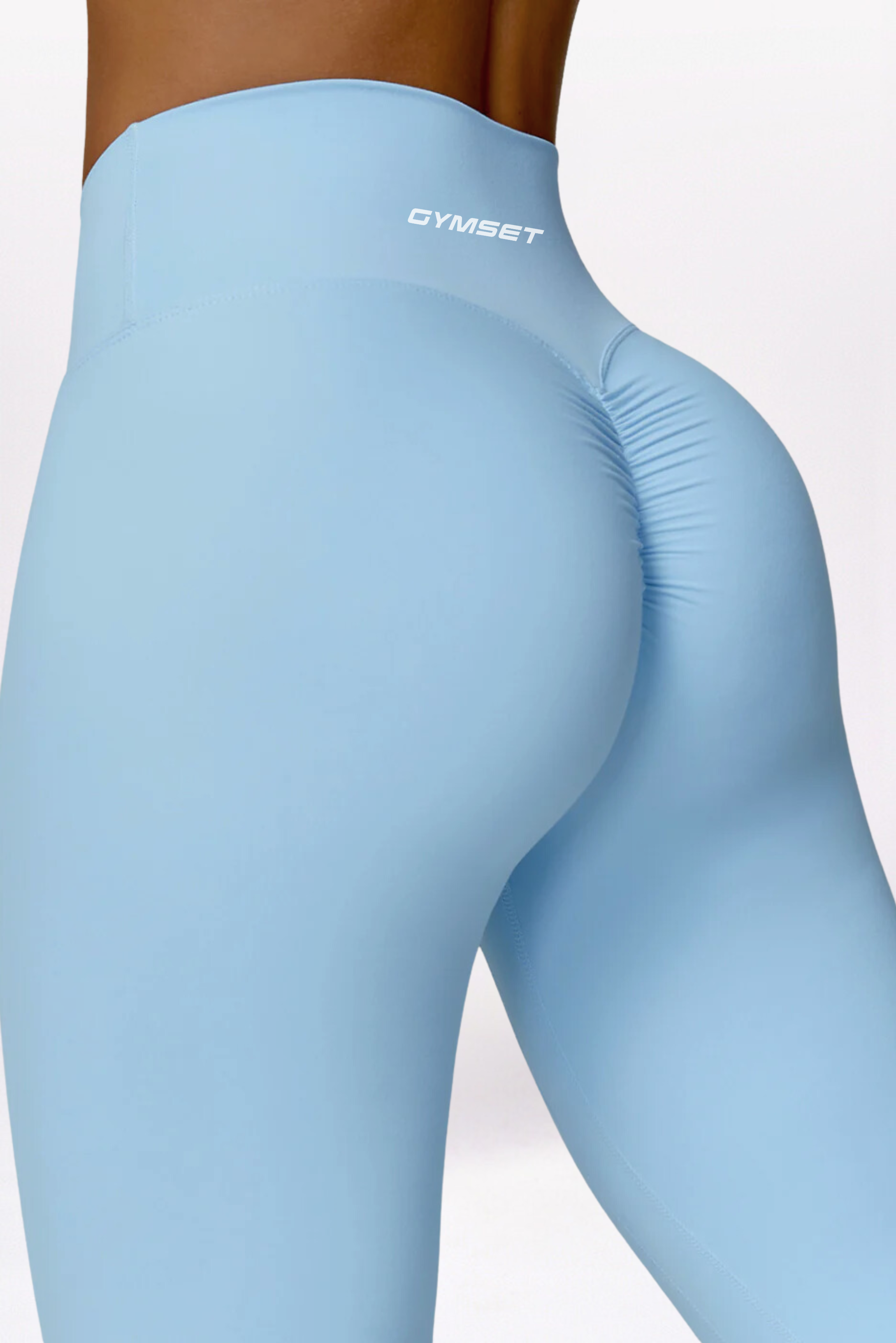 SCRUNCH LEGGINGS - SKY BLUE