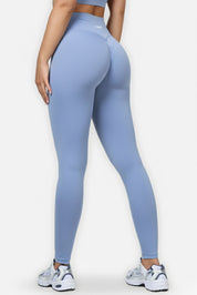 LEGGING SCRUNCH - BLEU CIEL