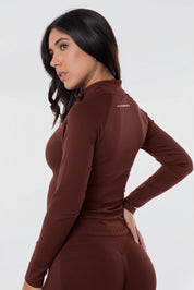 VESTE IMPACT - MARRON