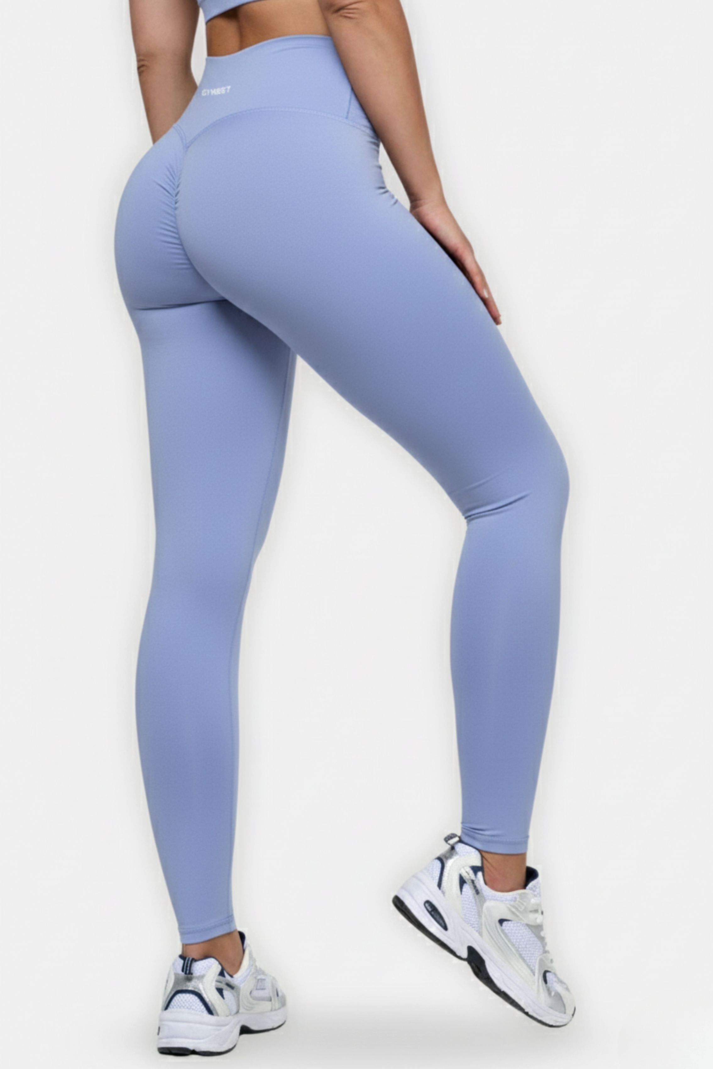 LEGGING SCRUNCH - BLEU CIEL
