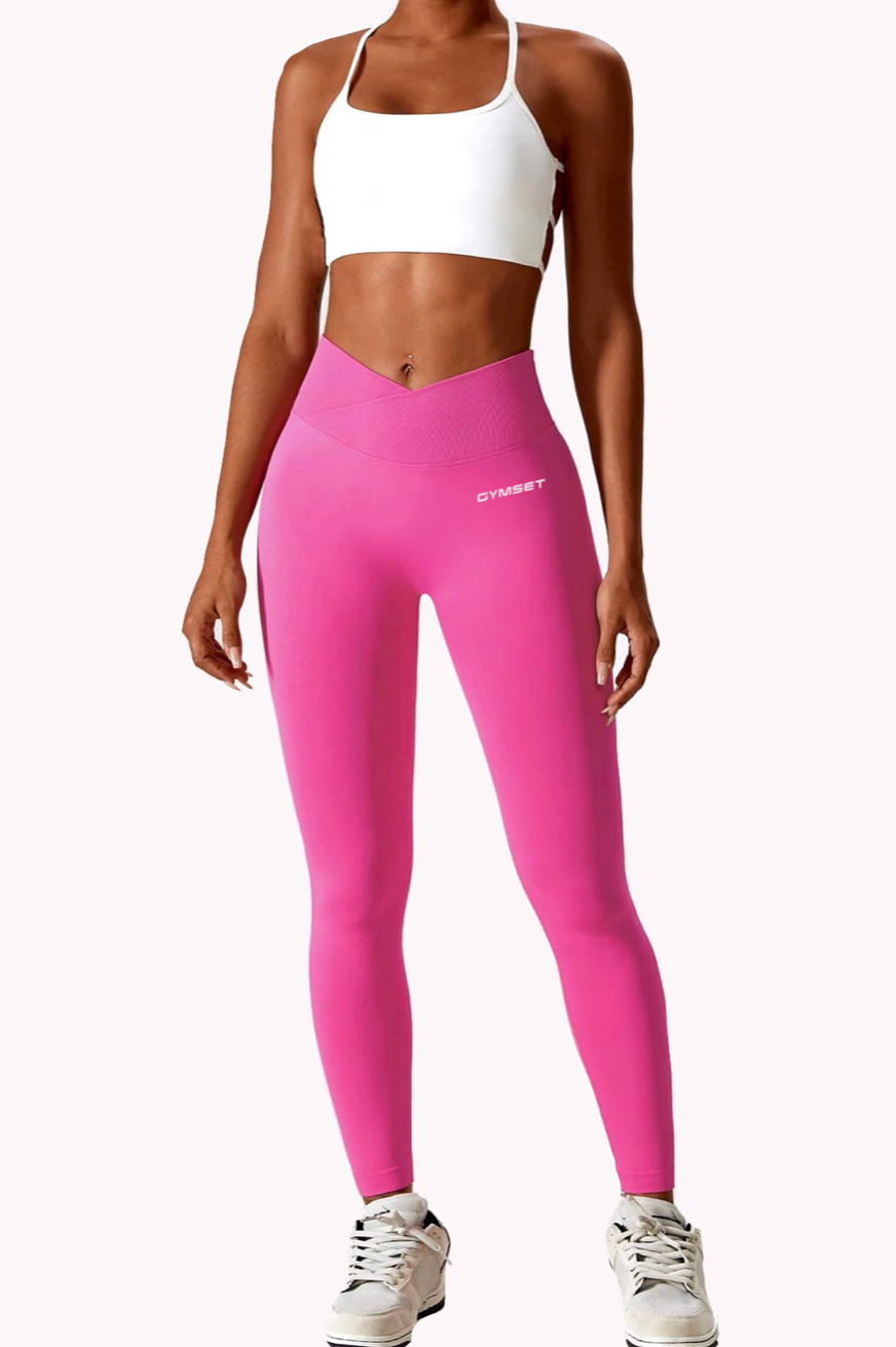 LEGGING V SCRUNCH - ROSE