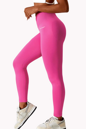 V SCRUNCH LEGGINGS - PINK